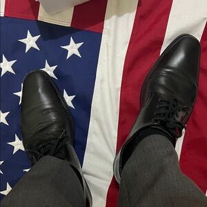 Used Calvin Klein black dress shoes